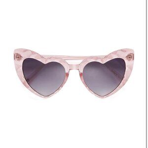 Betsey Johnson womens Brea Sunglasses Heart Sunglasses